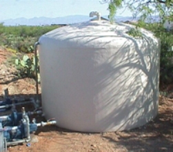 Объем резервуара подбирается с учетом суточной потребности в воде каждого члена семьи